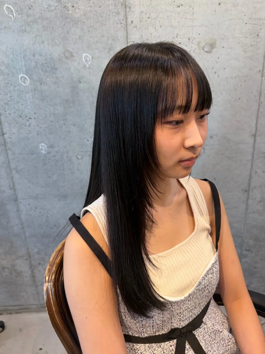 ロング カラー ヘアアレンジ ブラウンカラー 透明感カラー ダークブラウン レイヤーカット ロング カット ヘアカラー トリートメント 🍀Ryosuke 🍀のヘアスタイル