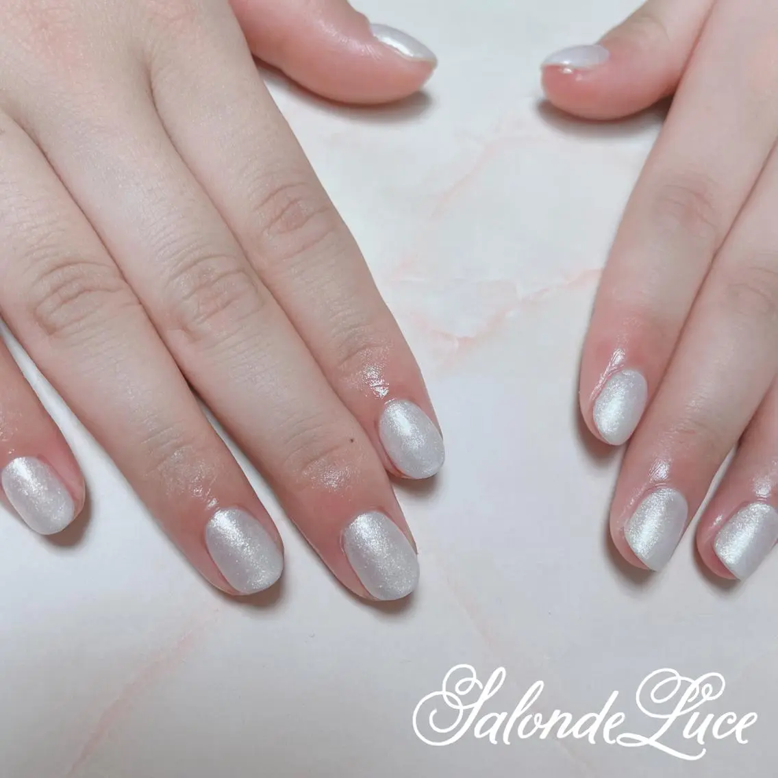 ネイル キラキラネイル ワンカラーネイル ハンドネイル Salon de Luceのネイルデザイン