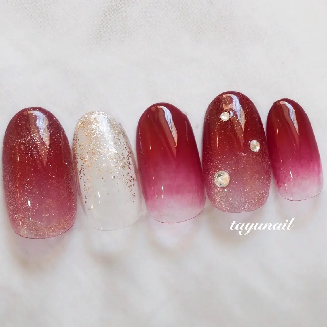 ネイル アートネイル ジェルネイル パラジェル 冬ネイル ネイルサロン 【たゆnail】のネイルデザイン