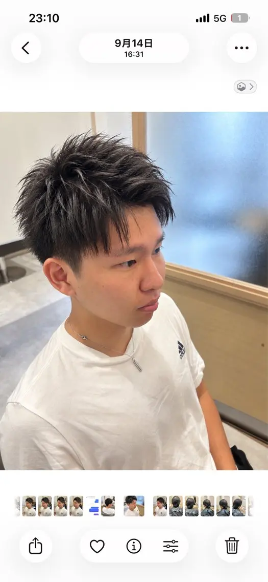 ショート カラー カット ヘアカラー トリートメント ヘッドスパ 久木原 ゆりのヘアスタイル
