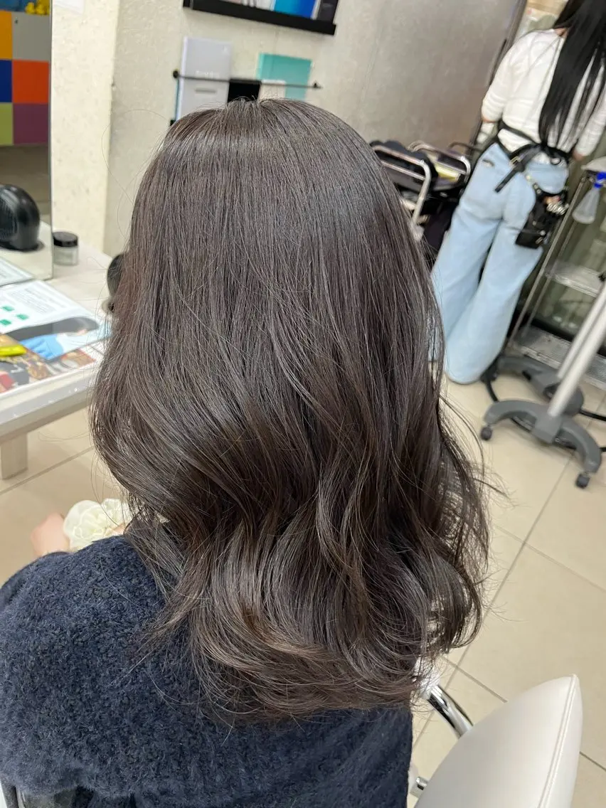 カラー ヘアカラー 🎀透明感˖⊹あすか 東橋本🪄︎︎⸝‪⸝のヘアスタイル