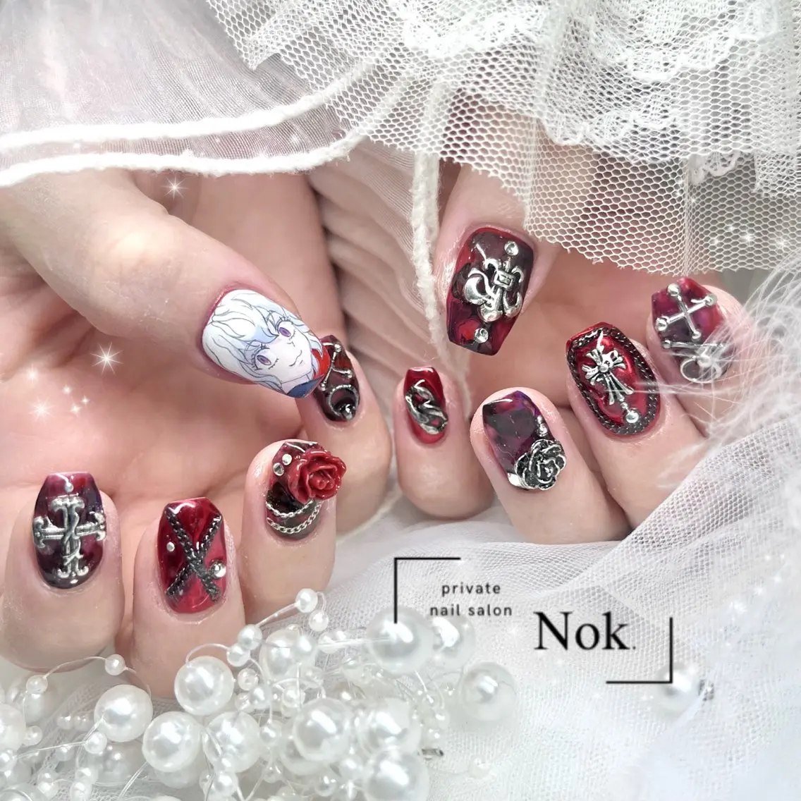 ネイル ハンドネイル 池袋痛ネイル Nok. 渡辺のネイルデザイン