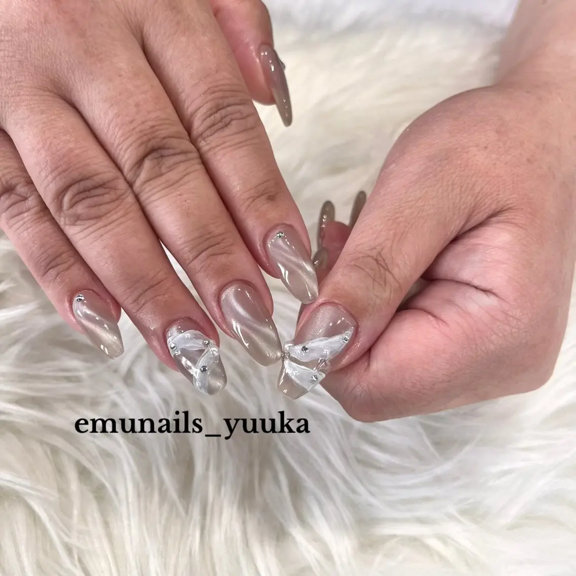 ネイル マグネットネイル EMU nails YUUKAのネイルデザイン