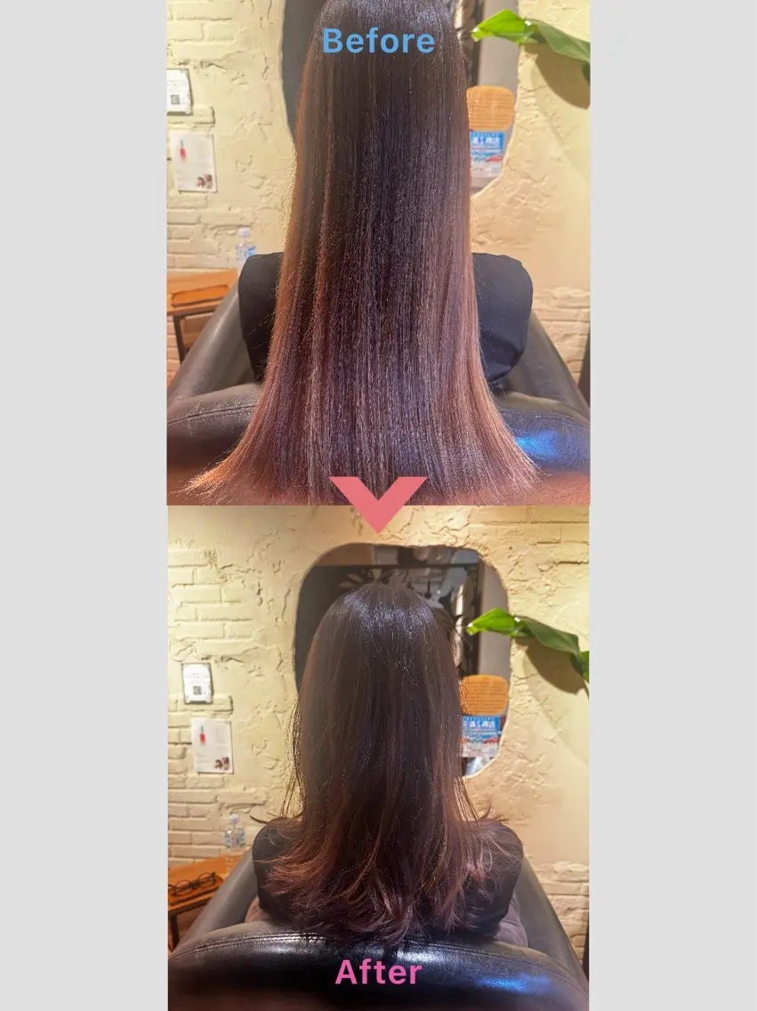 ロング SHO ✂︎のヘアスタイル