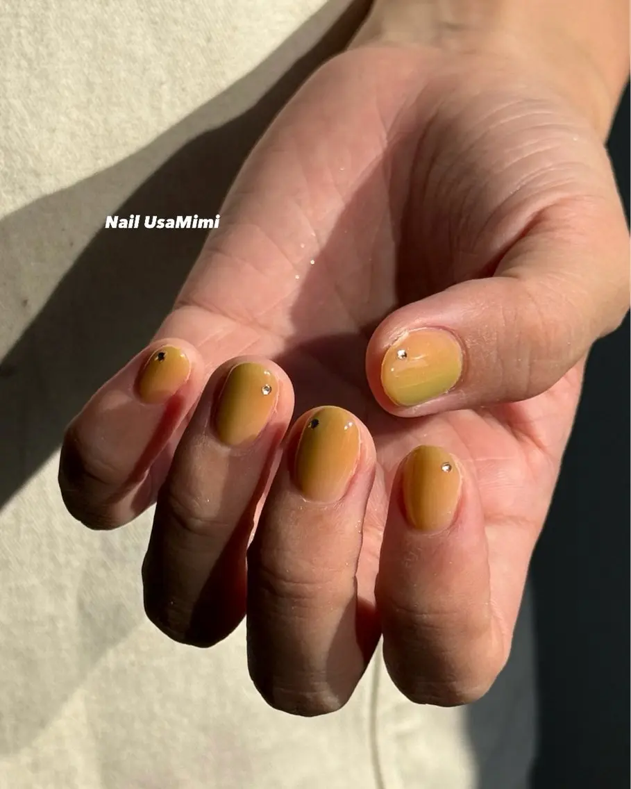 ネイル アートネイル ジェルネイル 氷ネイル・うるうるネイル 韓国ネイル マグネットネイル 本町ネイルNail UsaMimiのネイルデザイン