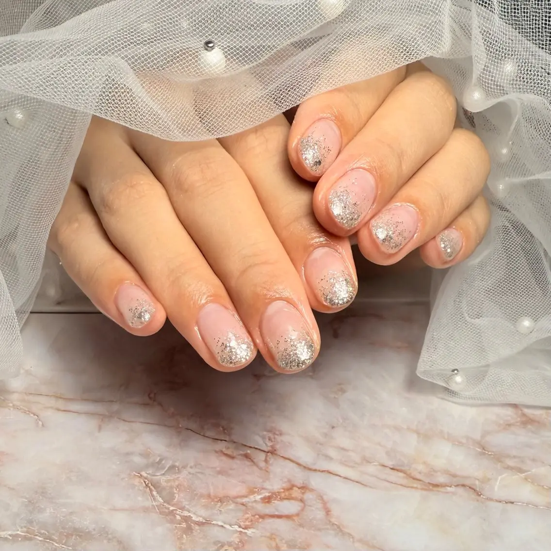 ショート 韓国風ヘア ハンドネイル 🌹Belle Nail🌹のネイルデザイン