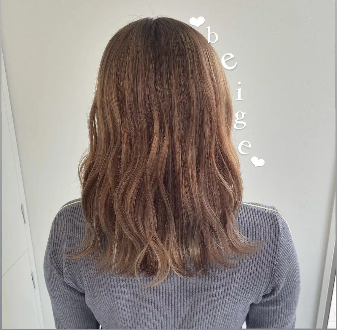 カラー ベージュカラー オレンジ REM天童店 伊藤汐里のヘアスタイル
