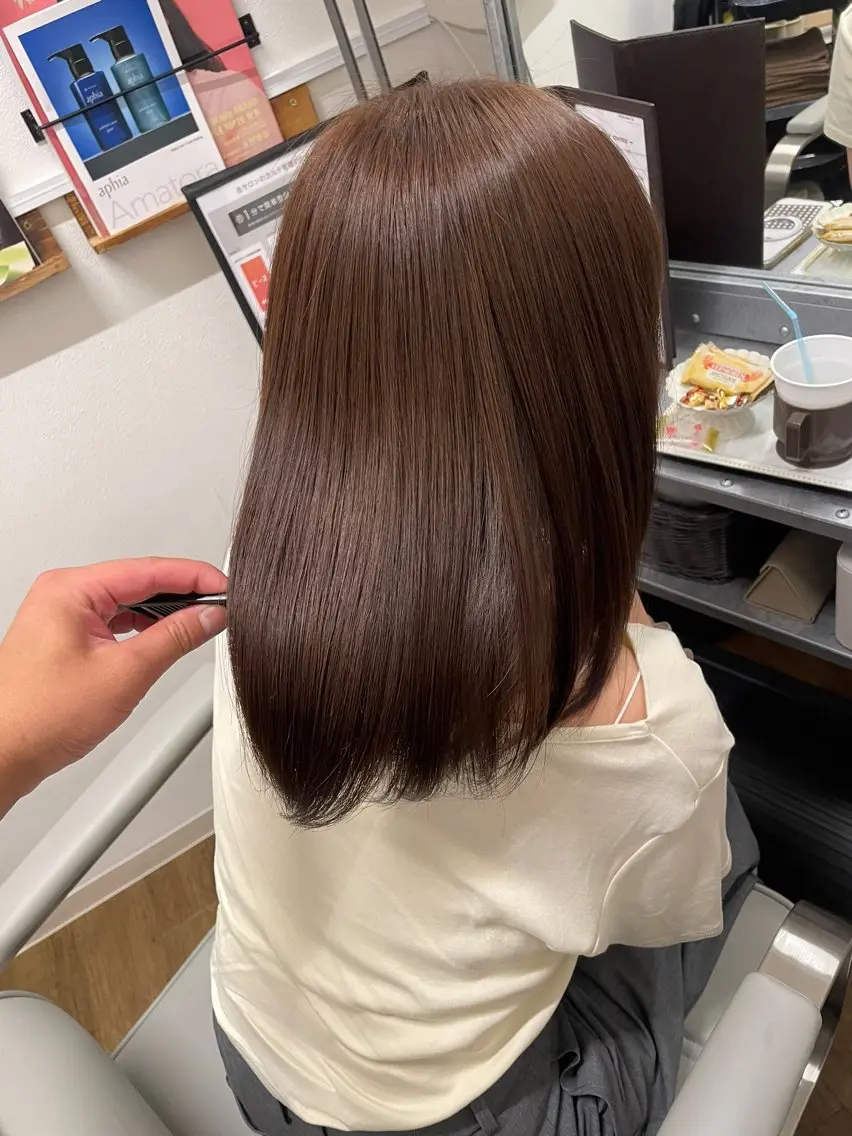 【ミニモ限定*サロンモニター価格】 カット&カラー&毛髪再生バイカルテトリートメントの写真