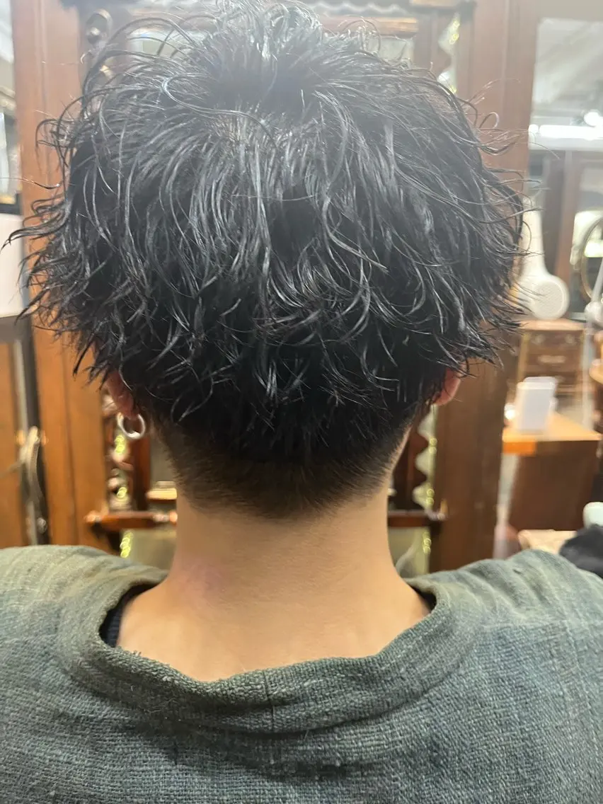 ショート パーマ メンズ メンズ特化/ 逢坂智也のヘアスタイル