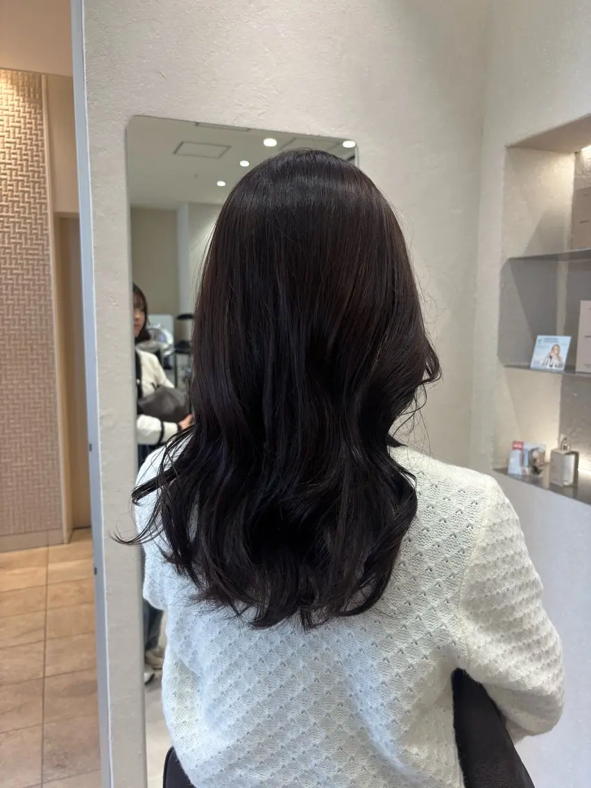 ロング ヘアカラー トリートメント 縮毛矯正/透明感 カラー🍀そら🪽のヘアスタイル