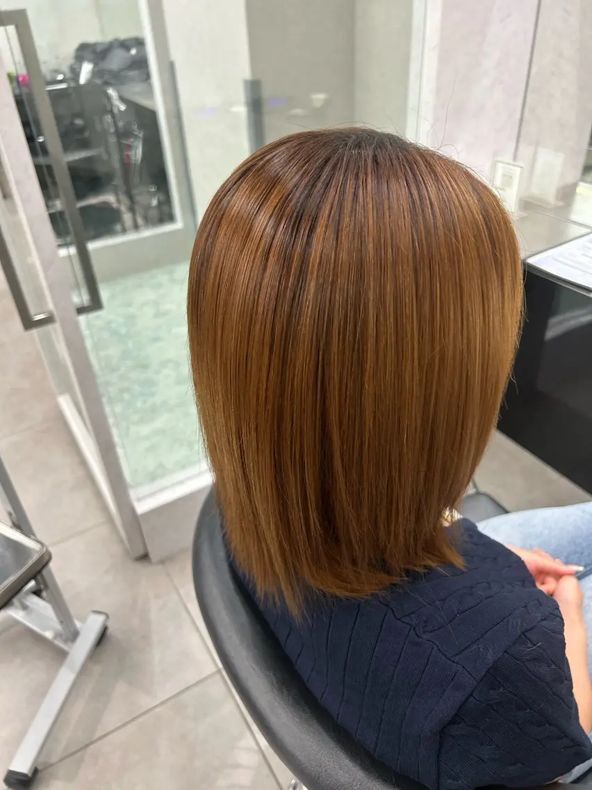 ミディアム 縮毛矯正 ✨モデル大募集 ✨谷口修平のヘアスタイル
