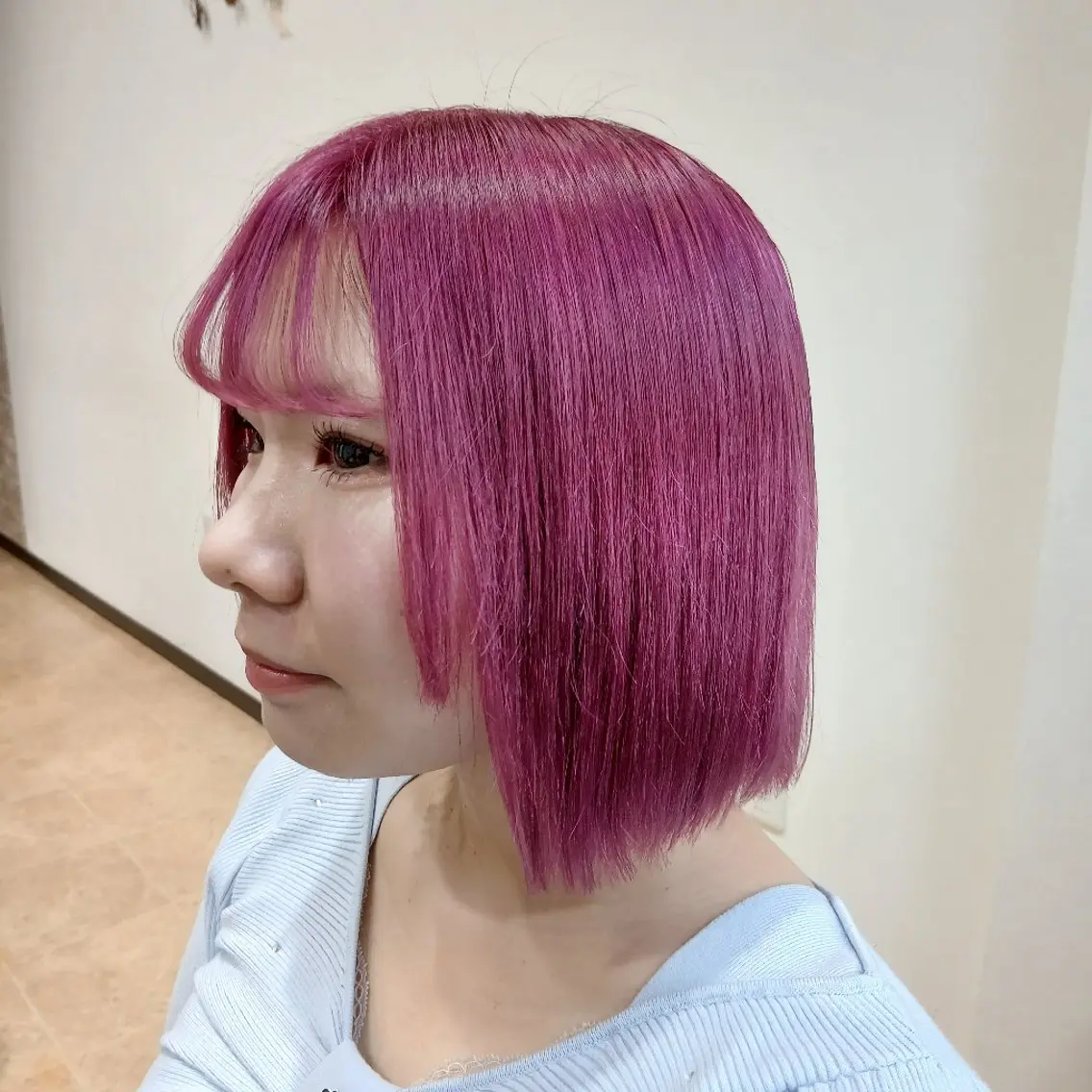 ミディアム ヘアカラー Nanami ⁄似合わせボブのヘアスタイル