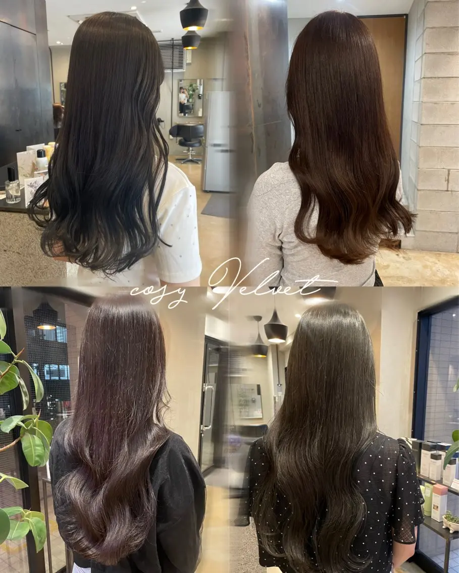 セミロング カラー ブリーチ 透明感カラー ブリーチなしカラー 博多/ブリーチ/レイ ヤーカット/莉子のヘアスタイル