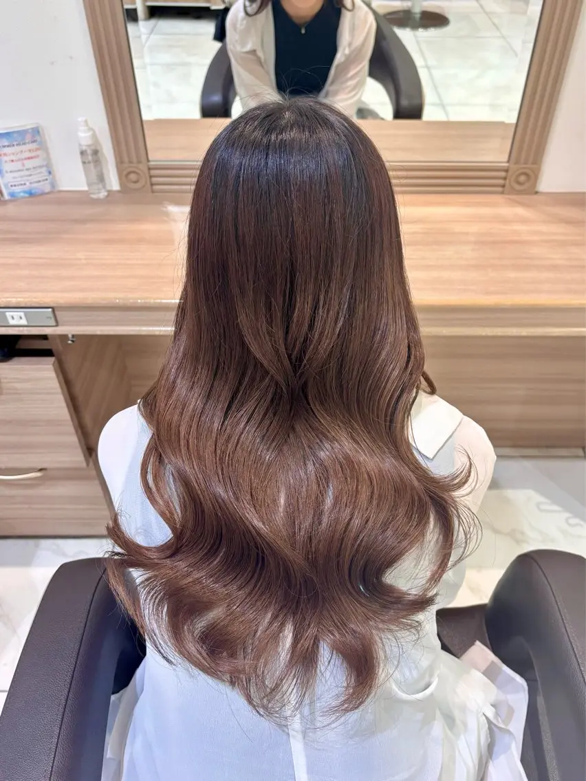 ロング ヘアセット 透明感カラー/巻き髪 🤍あすみ‎‎‎🤍のヘアスタイル