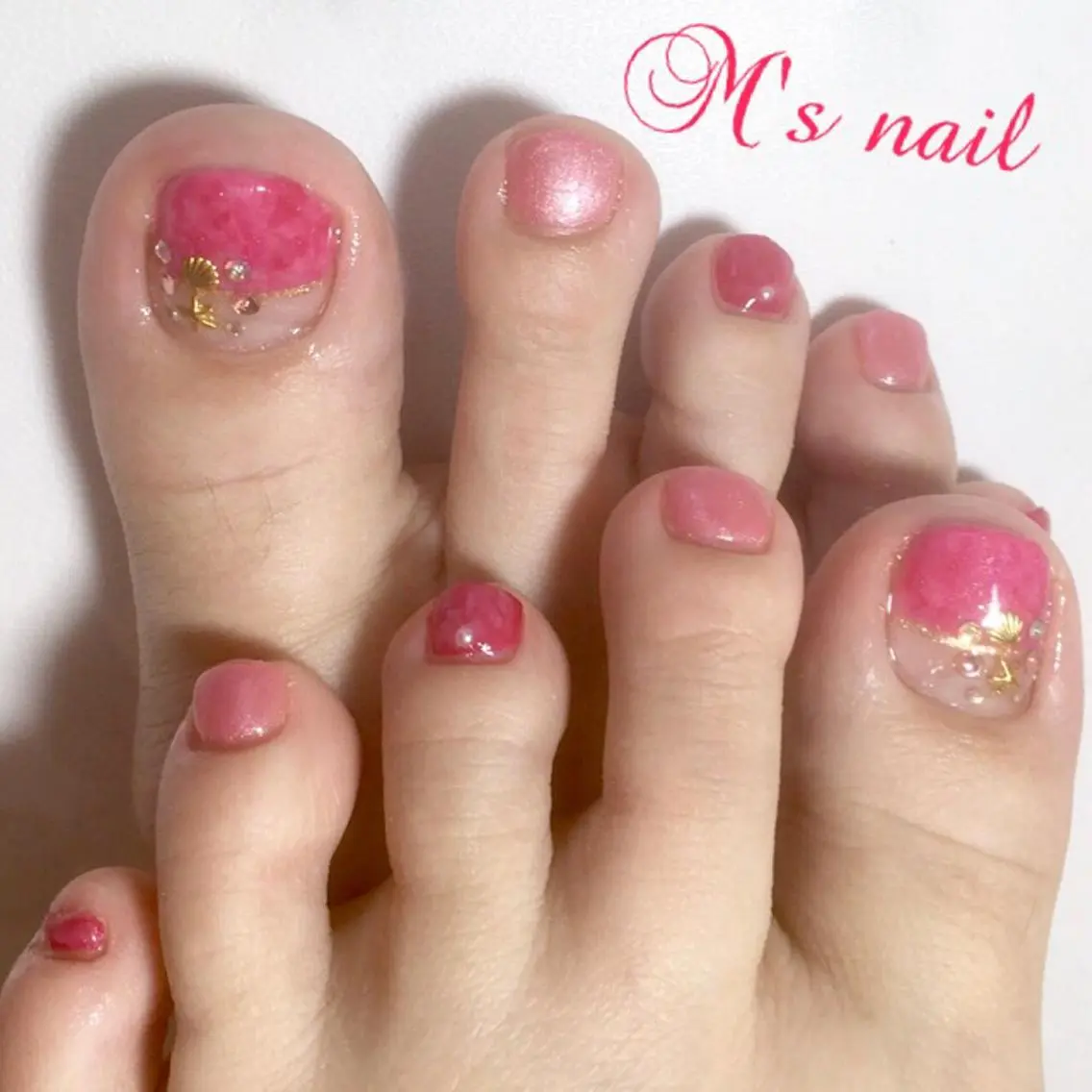 ネイル フットネイル M's nail ..高幡不動のネイルデザイン