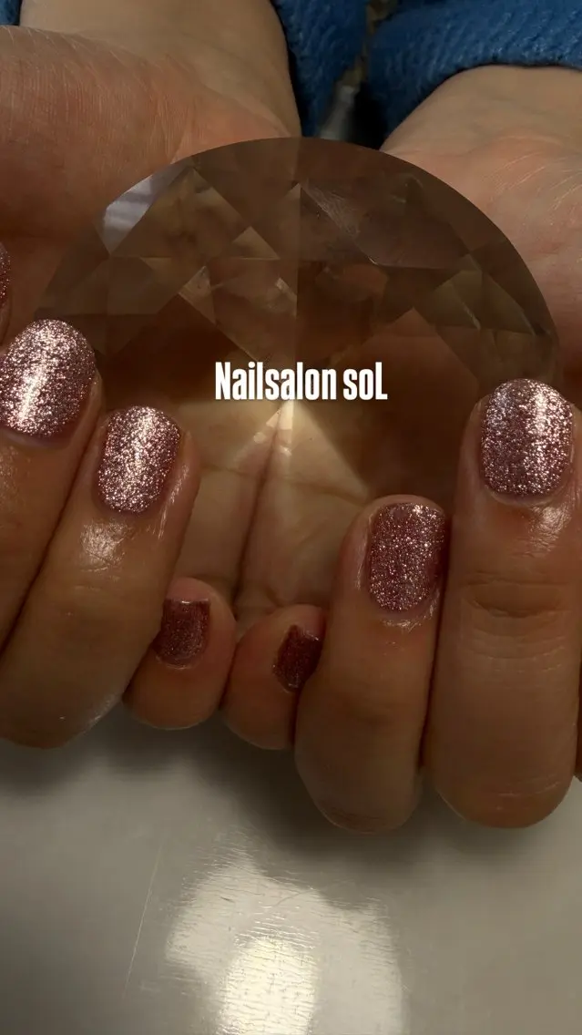 ネイル マグネットネイル マグネットワンカラー ワンカラーネイル Nailsalon soLのネイルデザイン