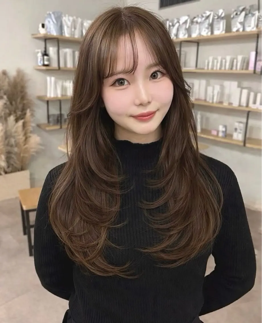 ロング ヘアカラー YUI /モデル募集 / 京都烏丸のヘアスタイル