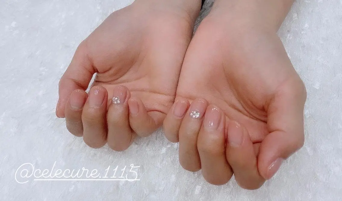 ネイル シンプルネイル ネイリスト Nのネイルデザイン