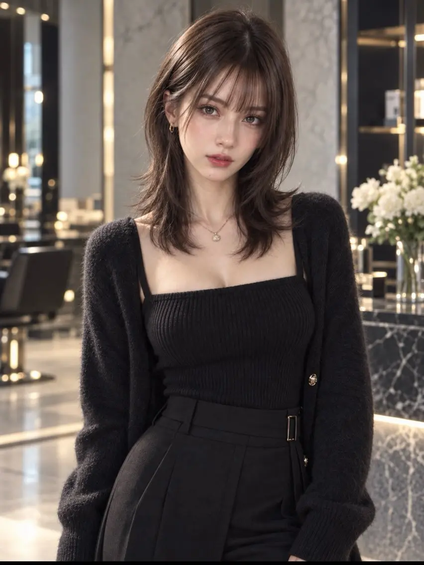 セミロング 縮毛矯正 トリートメント ✨毛髪診断で絶対綺麗 ✨美髪艶髪専門✨高浪のヘアスタイル