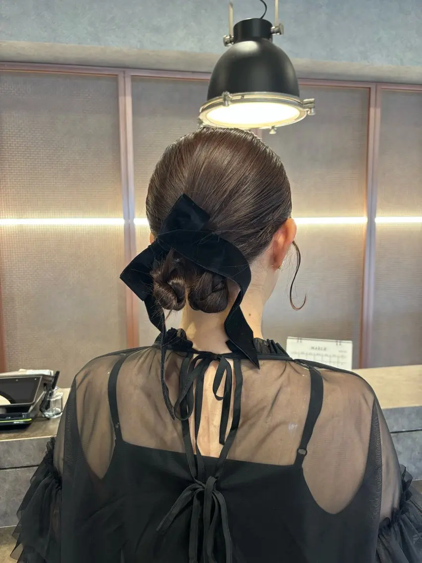 ヘアアレンジ ヘアセット 佐々木 麻純のヘアスタイル