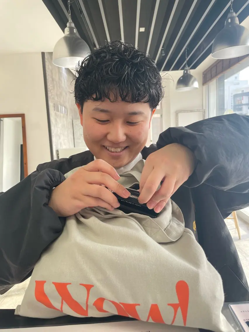 ショート パーマ ショートヘア 熊崎 葵のヘアスタイル
