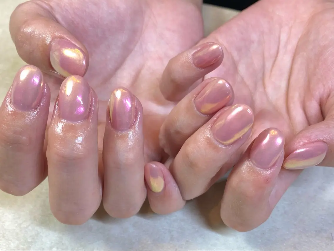 ネイル オーロラネイル Nail R 🌸Nonのネイルデザイン