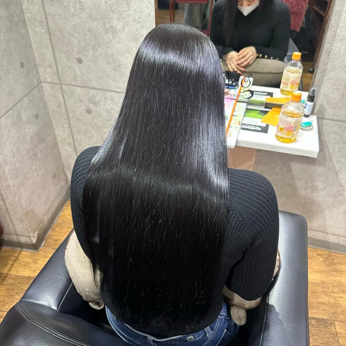 【🌆夕方4時以降限定🌆】カット✂️+縮毛矯正✨の写真