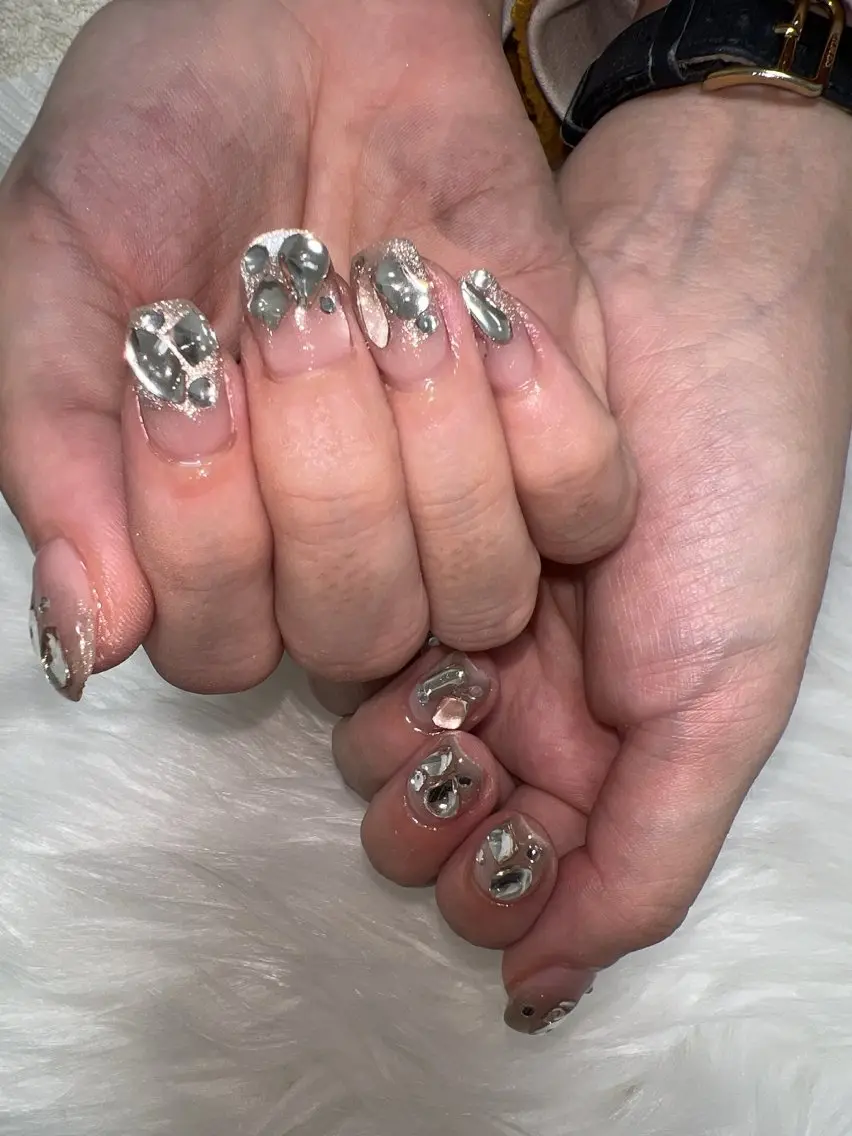 ネイル グラデーション マグネットネイル coco nailのネイルデザイン