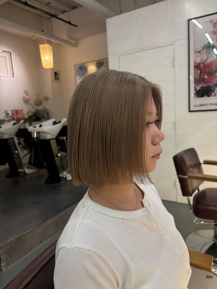 ショート カラー ヘアカラー ooitヨシダ ミナミのヘアスタイル