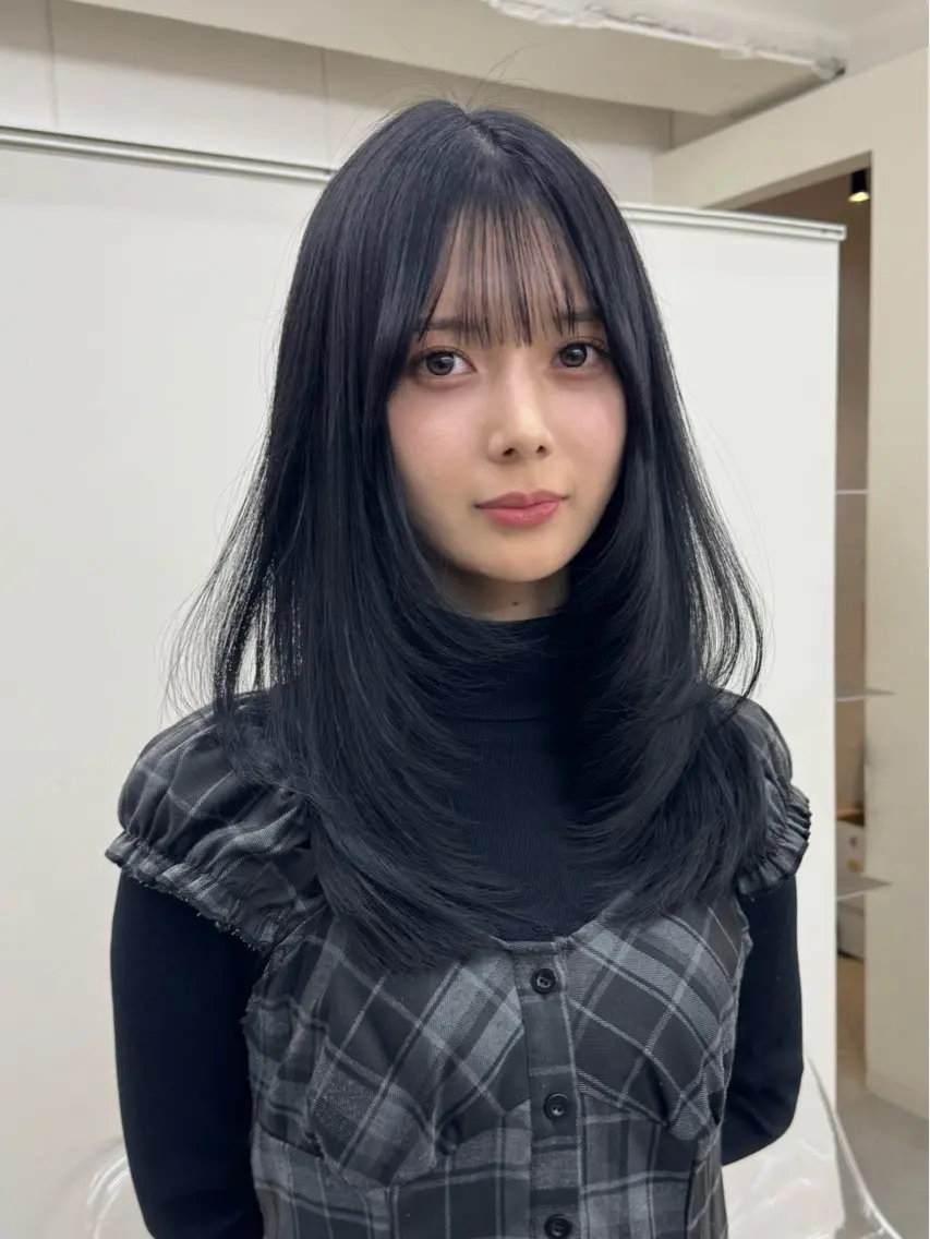 ロング カラー カット ヘアカラー トリートメント 🦋韓国系指名No1 店長/圓山 祐也🦋のヘアスタイル