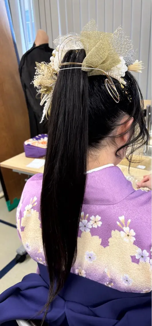ヘアアレンジ 卒業式のヘアスタイル ヘアメイク・着付特化 はやしのその他イメージ
