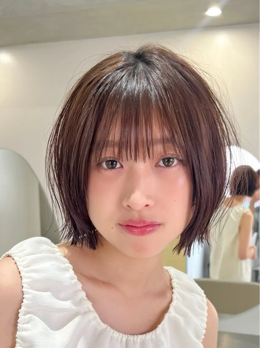 ショート カット ヘアカラー 縮毛矯正 トリートメント ヘッドスパ/縮毛矯正 /横山陸人のヘアスタイル