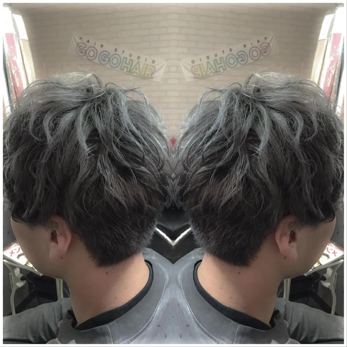 ショート カラー メンズ Kimura Shinyaのヘアスタイル