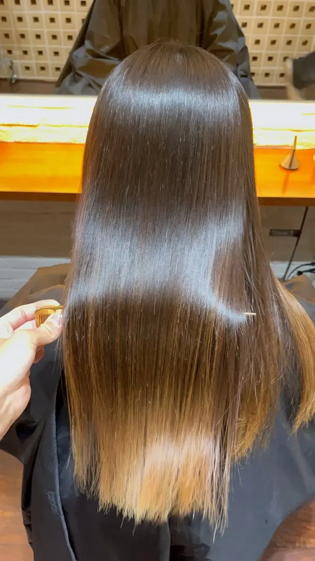 ロング 縮毛矯正 トリートメント CoCooN TAKUMAのヘアスタイル