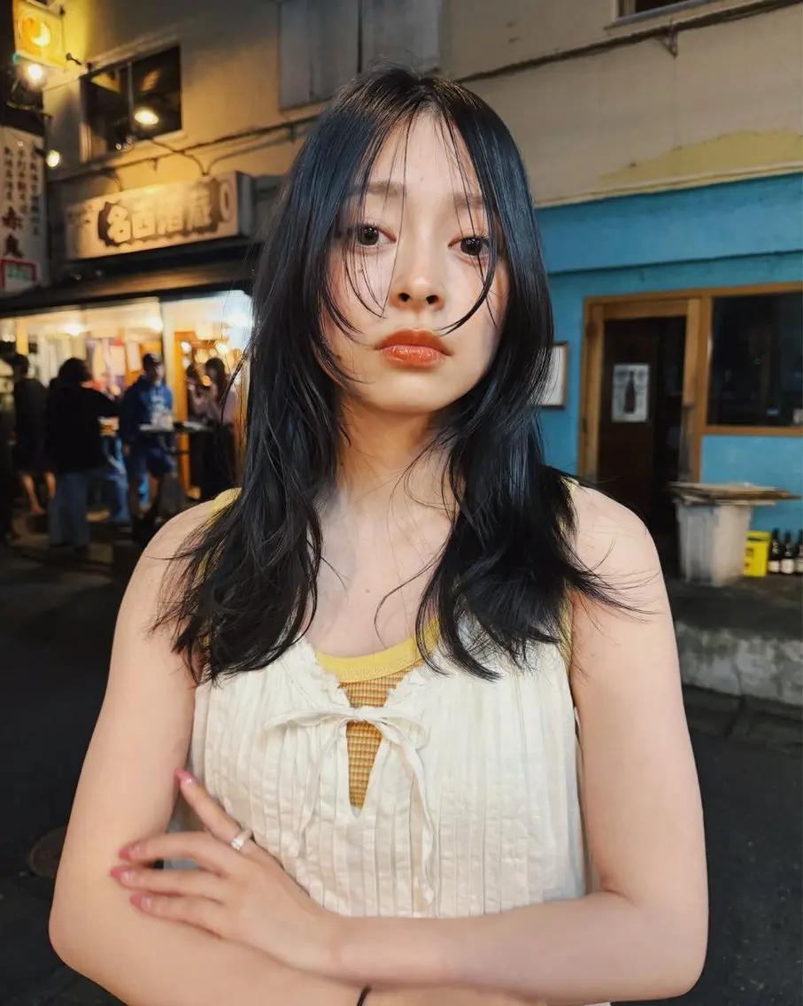 ロング カット ナガミ ショウのヘアスタイル