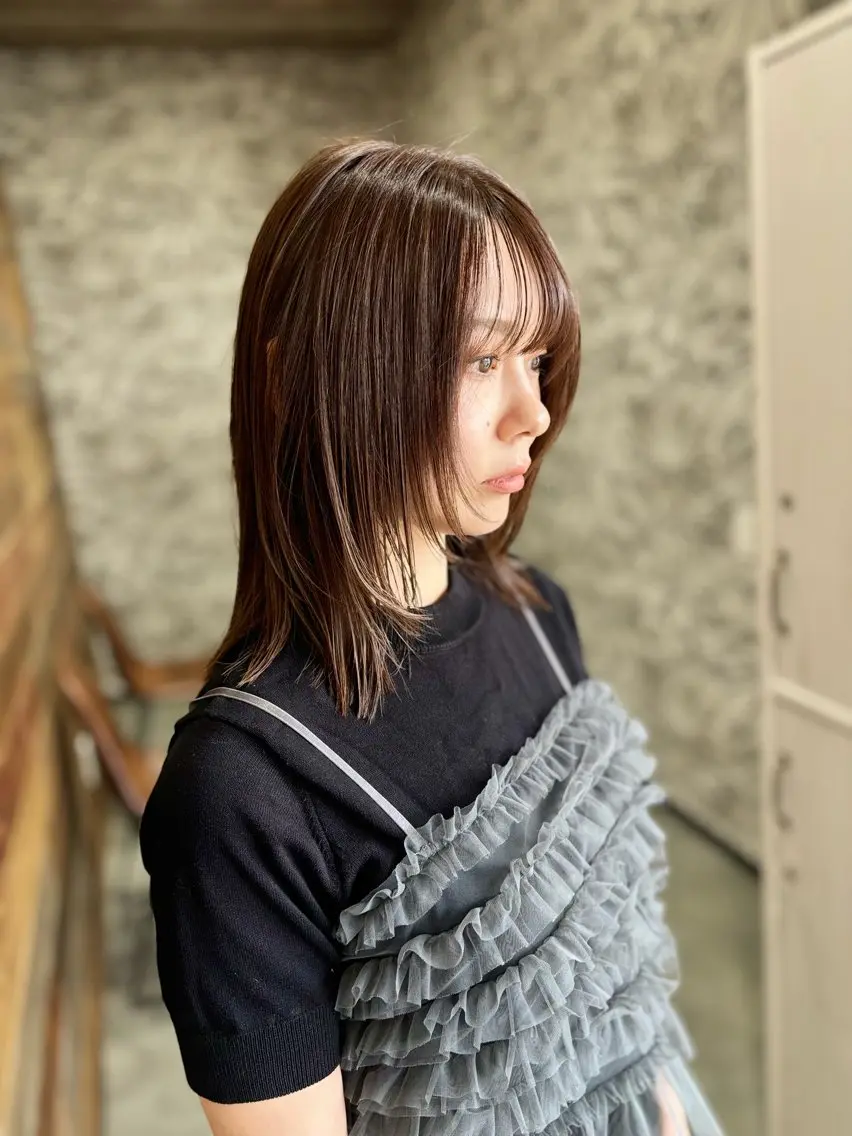 【リピート様専用】似合わせカット＋透明感カラー＋髪質改善トリートメントの写真