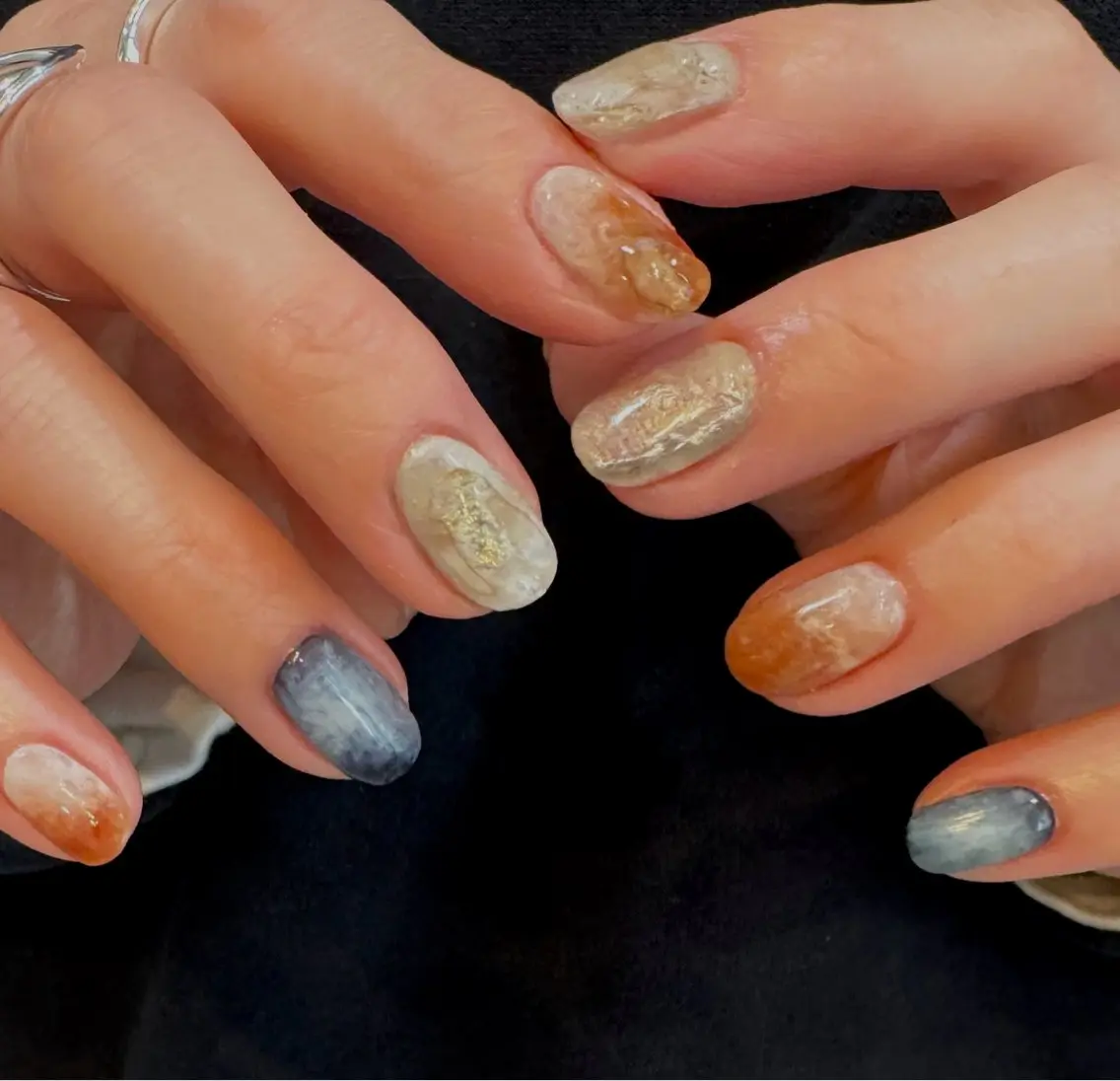 ネイル ニュアンスネイル ハンドネイル Blé nailのネイルデザイン
