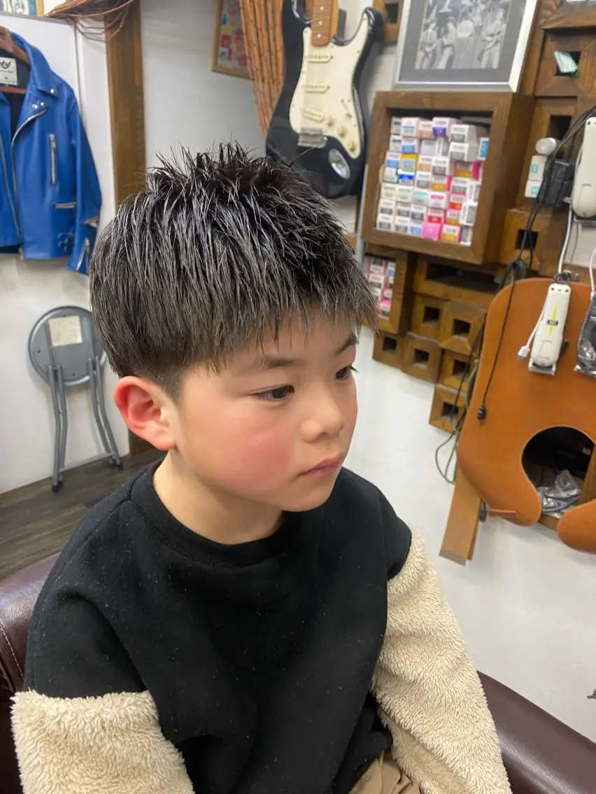 ショート メンズ キッズ 高東 俊介のヘアスタイル