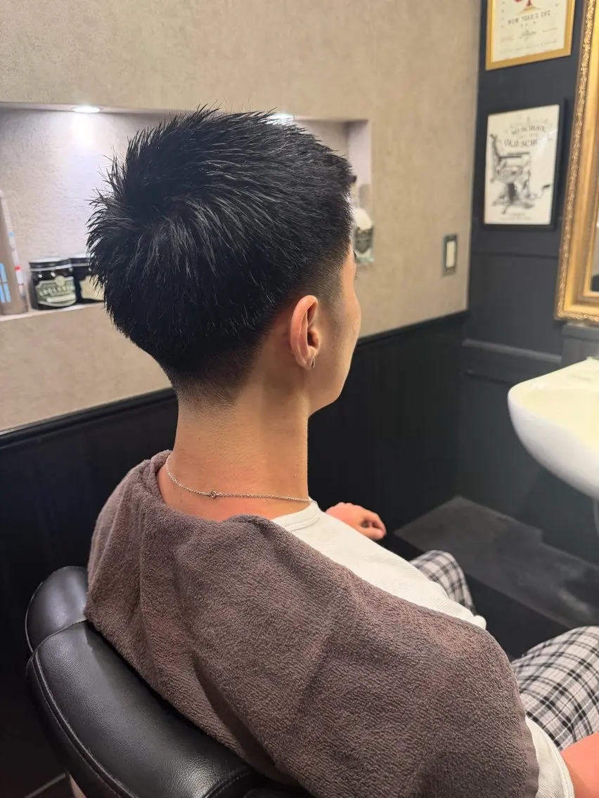 メンズ フェードカット 加藤 大輝のヘアスタイル