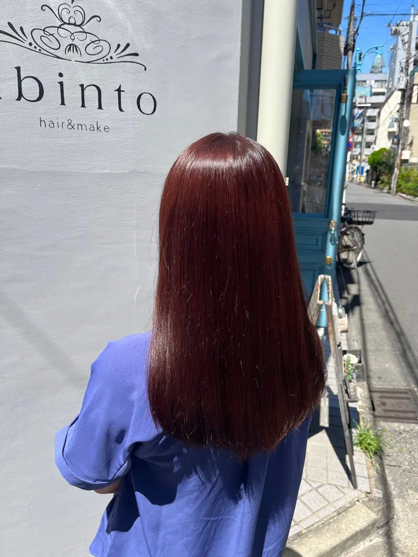 ロング ツヤカラー🫧Sae ネイルモデル募集中のヘアスタイル