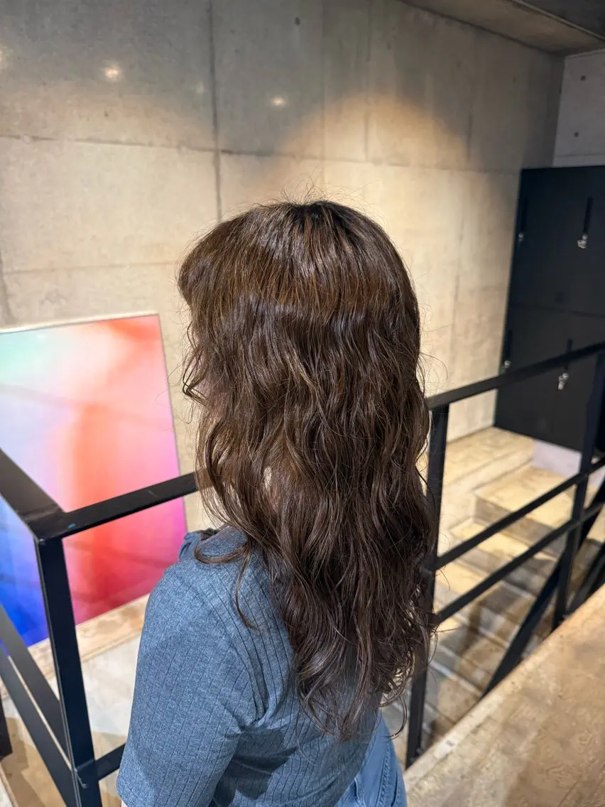 ロング パーマ ︎︎ ANY/ erinaのヘアスタイル