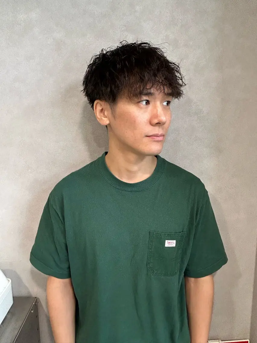 メンズ パーマ タ カのヘアスタイル