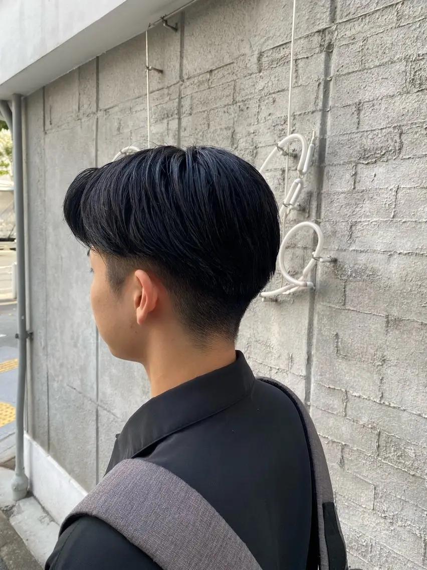 ショート メンズ センターパート マッシュ BELO / yuzuのヘアスタイル