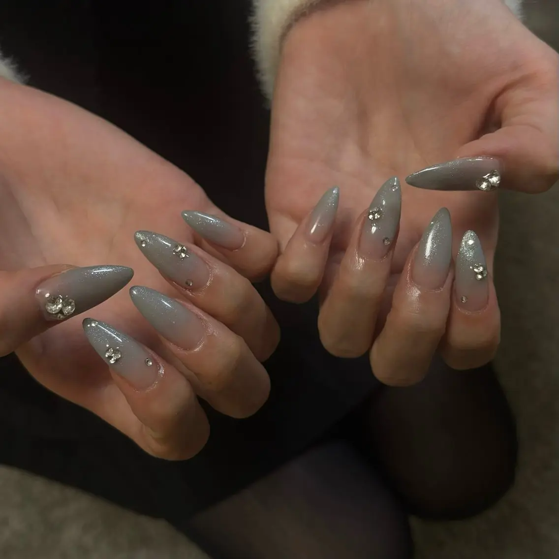 ネイル グラデーション ラメ(グリッター) ラメグラデーション MILL NAILのネイルデザイン