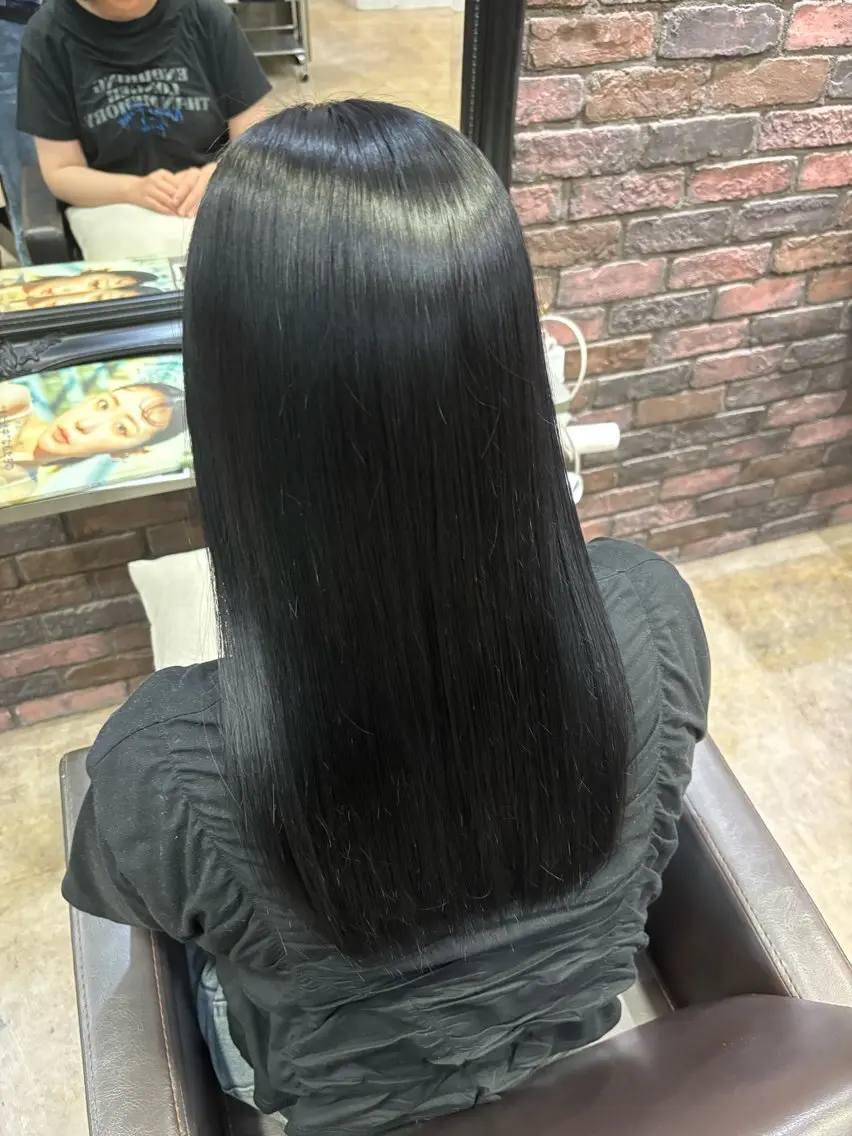 カラー 透明感カラー ここののヘアスタイル