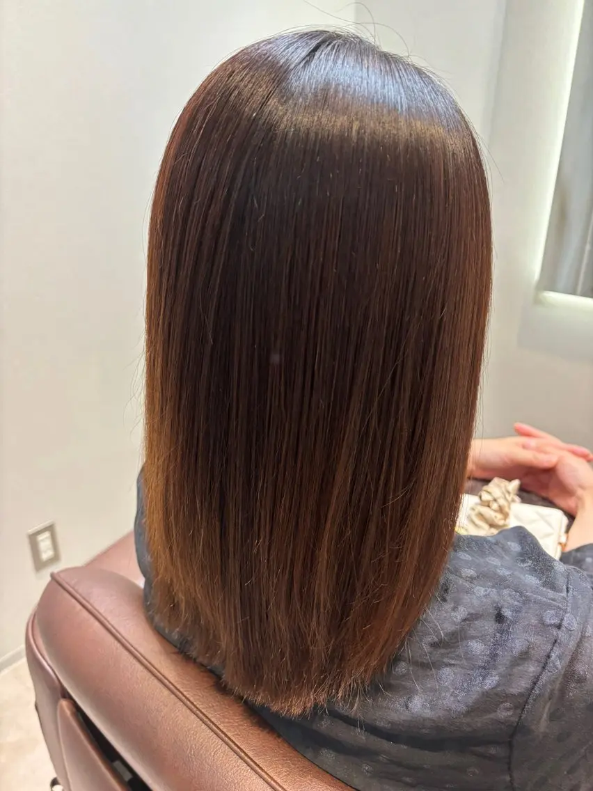 セミロング カット ヘアカラー ヘッドスパ 🧡Watanabe Rio🧡のヘアスタイル