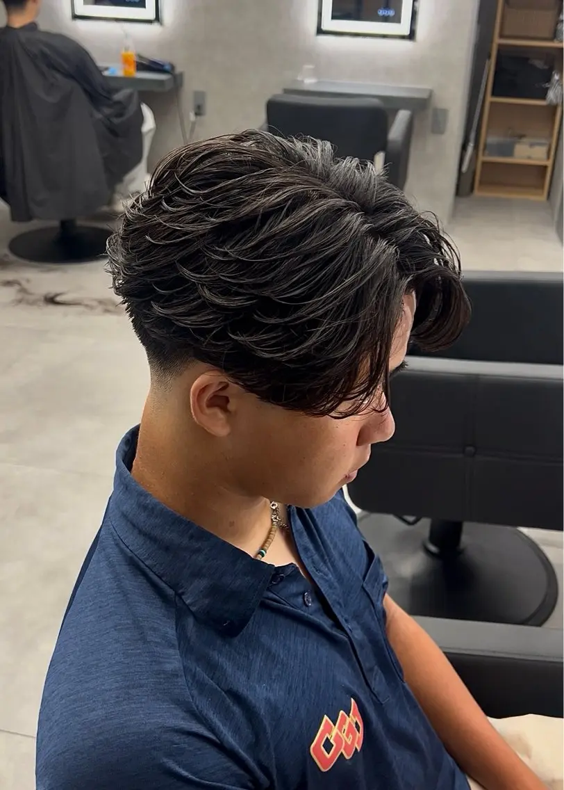 メンズ 札幌海外風メンズヘア KAZUのヘアスタイル