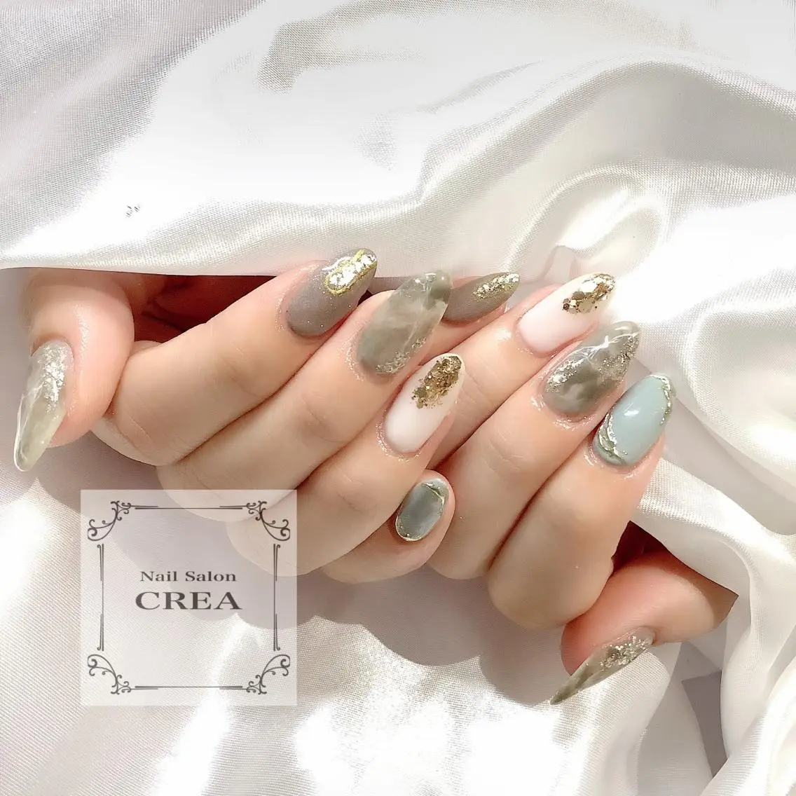 ネイル ニュアンスネイル NailSalon CREAのネイルデザイン
