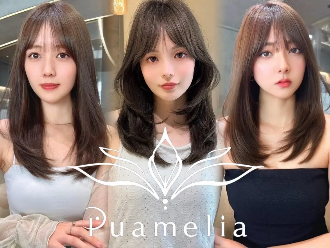 ミディアム カット ヘアカラー トリートメント ハイトーン/髪質改善 honoka🌺のヘアスタイル