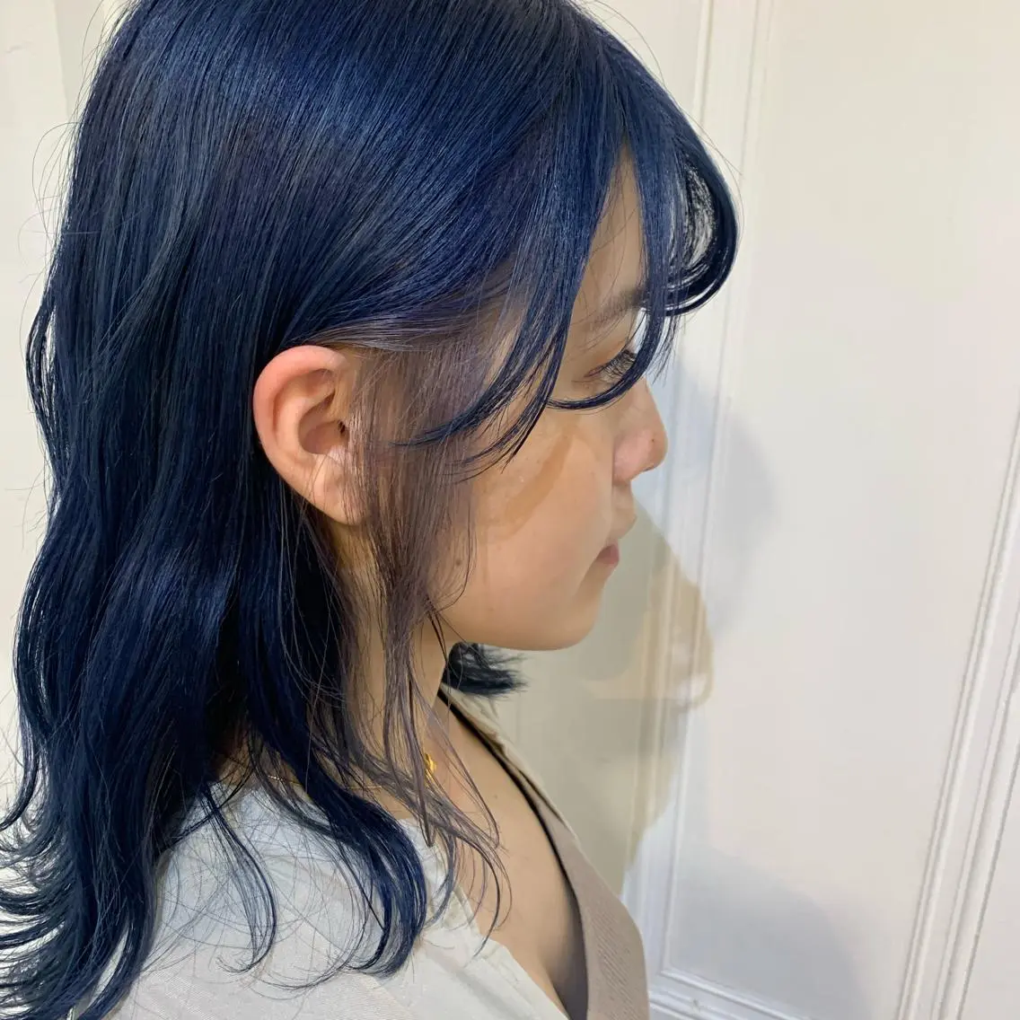 セミロング カラー wakana/ 柔らかベージュカラーのヘアスタイル